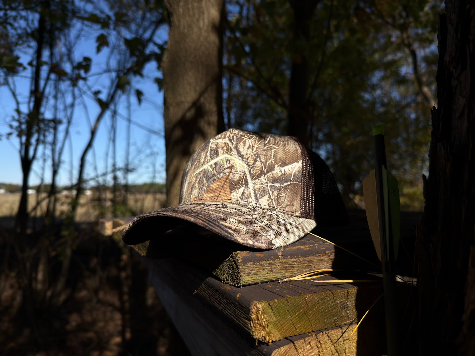 Camo Mesh Antler Mountain Huntin' Hat