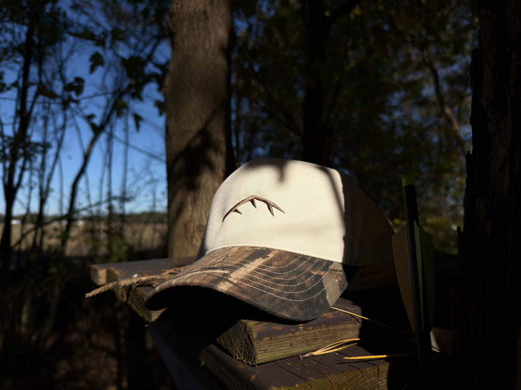 Camo/Cream Antler Mountain Hat