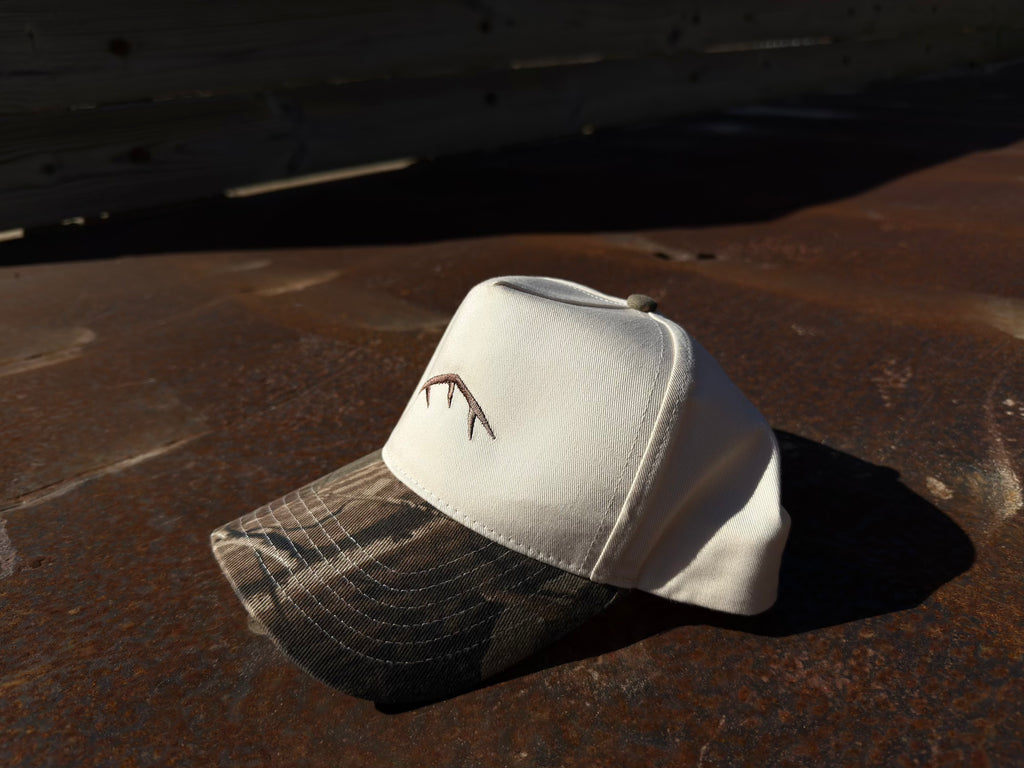 Camo/Cream Antler Mountain Hat